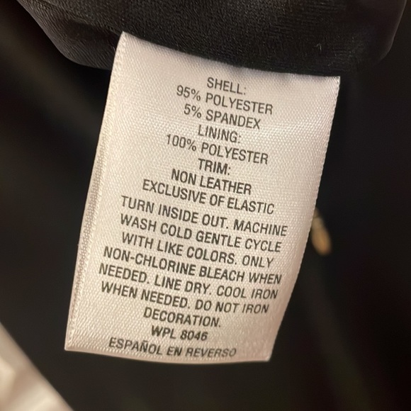 Thalia Sodi Black Dress With Ties Up Side - Picture 6 of 7